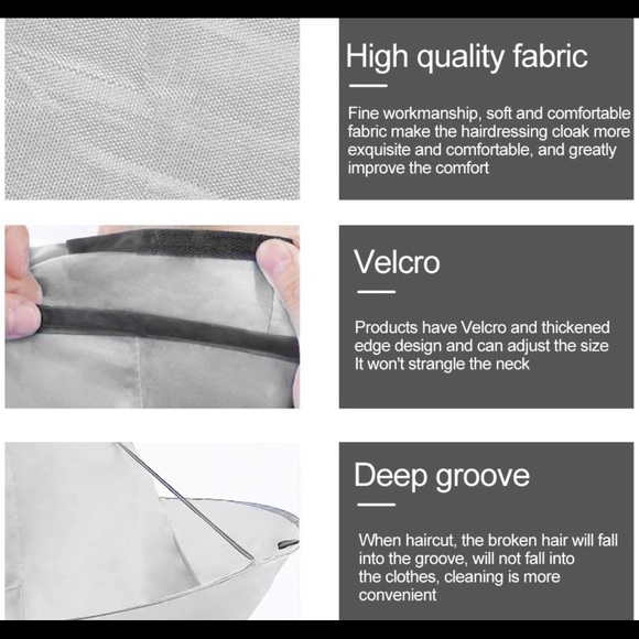 NWT Haircutting cape/barber cape - Picture 3 of 7